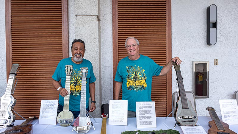 Chris and Geri Valdriz at the 2024 Kona Steel Guitar Festival