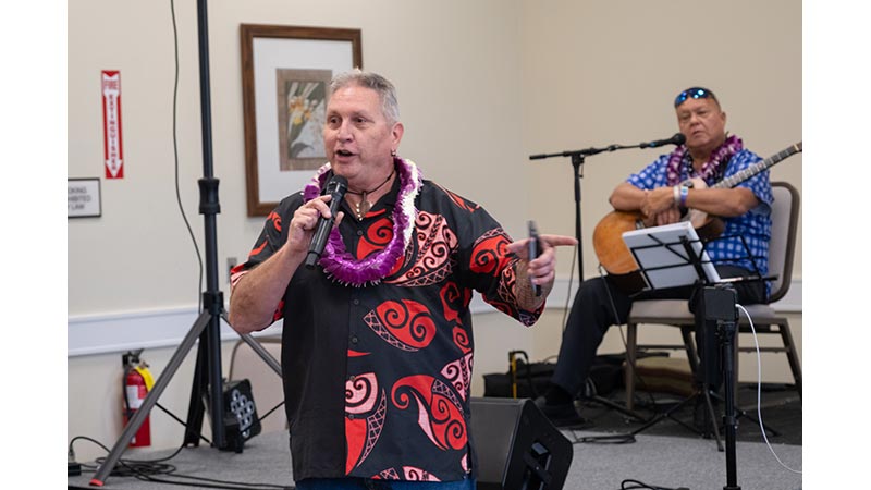 Jake at the 2025 Kona Steel Guitar Festival