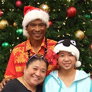 Ron and Andrea Tolentino with Alexis